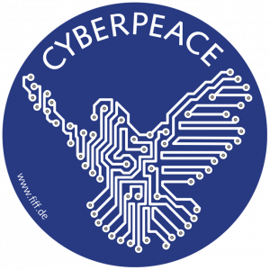 Cyberpeace Sticker www.fiff.de