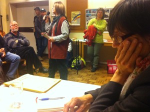 Brigitte Kramm bei einer Veranstaltung mit Inge Hannemann am 21. Oktober 2013 in Bremen.