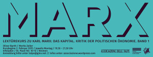 Plakatmotiv Marxlektürekurs 2015