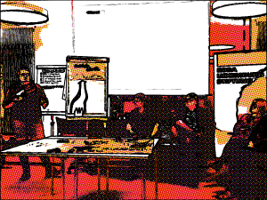 Seminarfoto von @micha_horn Comic Effekt