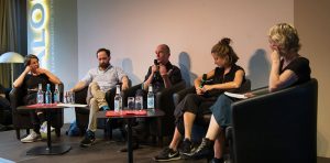 Timo Daum bei der Vorstellung seines Buch «Die Künstliche Intelligenz des Kapitals» bei der Rosa-Luxemburg-Stiftung im April 2019