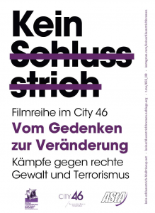 Titelbild Filmreihe Kein Schlussstrich 2021