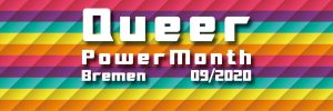Banner Queer Power Month 2020 Bremen
