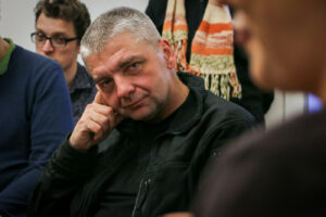 Maksym Butkewytsch bei einem Treffen mit Menschenrechtsverteidiger:innen in Kyjiw, am 25. November 2024. Foto: Olexij Arunjan, Graty; via Wikimedia Commons